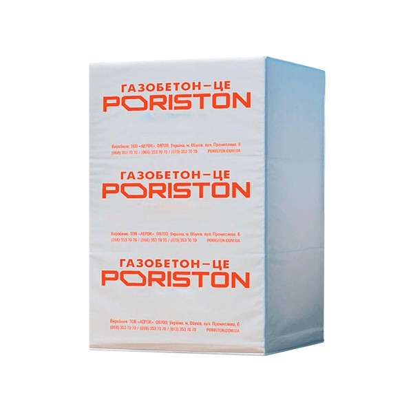 Газоблок PORISTON 300x200x610 гладкий D400